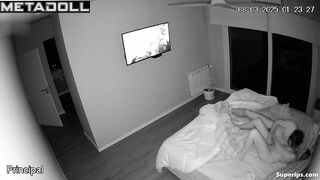 Italian married couple has sex at night