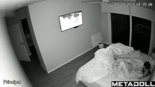 Italian married couple has sex at night