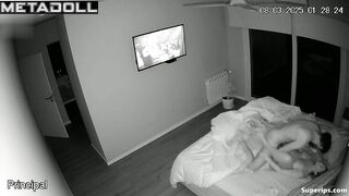 Italian married couple has sex at night