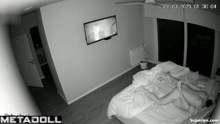 Italian married couple has sex at night