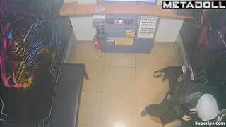 Hot Korean couple in a small room
