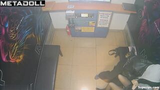Hot Korean couple in a small room