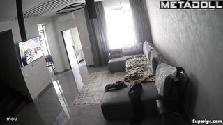 Married Russian woman is fucked on the sofa