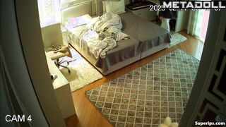 Cute German girl changes her underwear