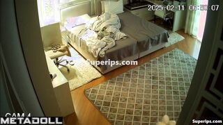Cute German girl changes her underwear