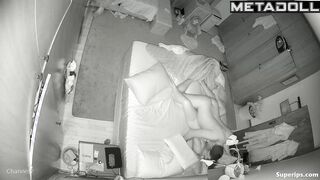 American married couple has sex at night