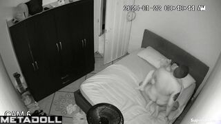 Busty Latin wife receives oral sex