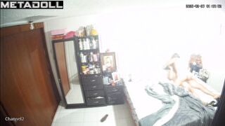 Naughty naked Dutch brunette woman forces her husband to cum online