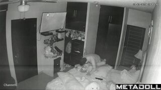 Amazing Irish parents having sex in their bedroom spy cam