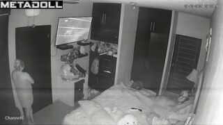 Amazing Irish parents having sex in their bedroom spy cam