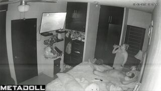 Amazing Irish parents having sex in their bedroom spy cam