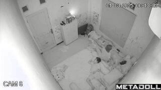 Real mature couple fuck in their bed hidden cam