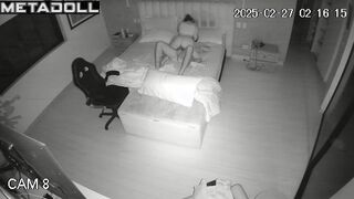 Fat American brunette mom is fucked to orgasm recording