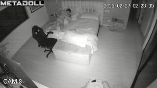 Fat American brunette mom is fucked to orgasm recording