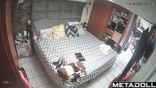 Big ass Ukrainian mom fingers her shaved pussy with a dildo