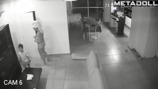 Single Swiss brunette student girl changes her new panties after work