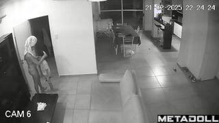 Single Swiss brunette student girl changes her new panties after work