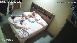 Amazing Romanian married coiple having sex in their bedroom