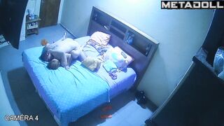 Russian newly married couple fuck in their messy room live stream