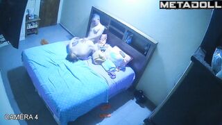 Russian newly married couple fuck in their messy room live stream