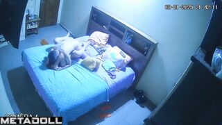 Russian newly married couple fuck in their messy room live stream
