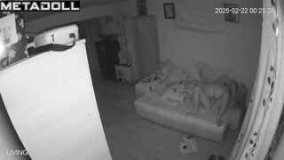 Romanian newly married couple fuck in their daughter’s room hidden IP camera