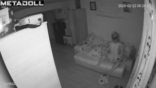 Romanian newly married couple fuck in their daughter’s room hidden IP camera