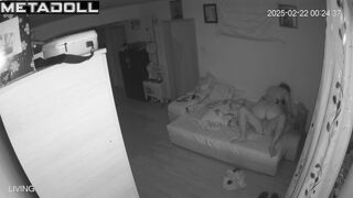 Romanian newly married couple fuck in their daughter’s room hidden IP camera