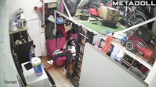 English couple having sex in their bed wildly real spy cam