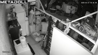 English couple having sex in their bed wildly real spy cam