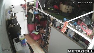 English couple having sex in their bed wildly real spy cam