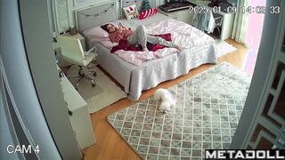 Nerdy German girl discovers masturbation