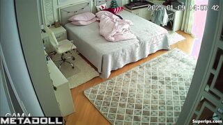 Nerdy German girl discovers masturbation