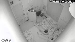 My girlfriend's amazing parents fuck in their messy room hidden IP cam