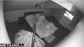 Fat Australian brunette step-mom sex in the bedroom hidden camera