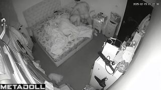 Turkish married coiple having sex wildly in their bed recording