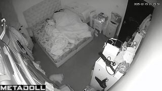 Turkish married coiple having sex wildly in their bed recording