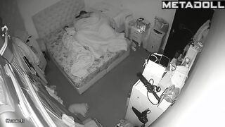 Turkish married coiple having sex wildly in their bed recording