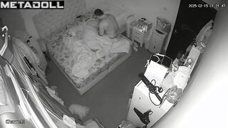 Turkish married coiple having sex wildly in their bed recording