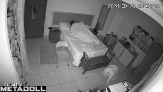 Old Polish brunette mom pleases her husband