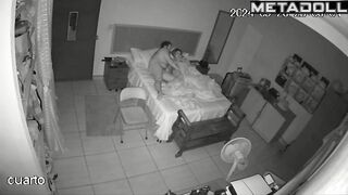 Old Polish brunette mom pleases her husband