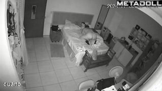 Naked German brunette step-mom fucked by her husband's boss for promotion hidden camera
