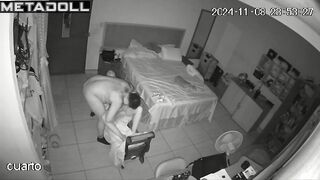 Naked German brunette step-mom fucked by her husband's boss for promotion hidden camera