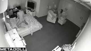 Big ass Ukrainian brunette mom fucks her husband in her daughter’s room real spy cam
