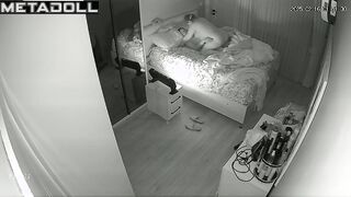 Beautiful Israeli dirty couple fuck in their bed wildly