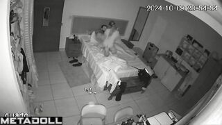 Slut Finnish brunette MILF gives her husband a sloppy blowjob real spy cam