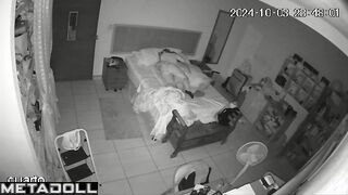 Amazing ass English brunette MILF gets fucked in her sleep hidden cam