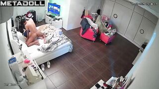 Naughty Polish brunette mother fucks a young guy hidden camera