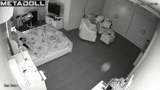Amazing mature couple fuck in the living room hidden camera