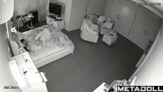 Amazing mature couple fuck in the living room hidden camera